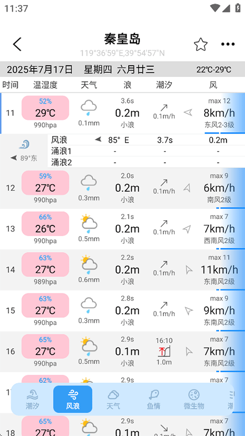 全球潮汐App使用指南