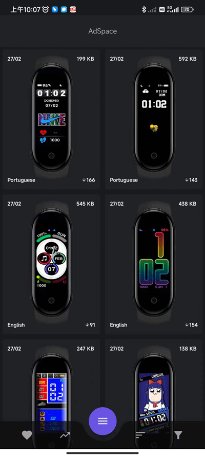 mi band 5 watch faces使用教程