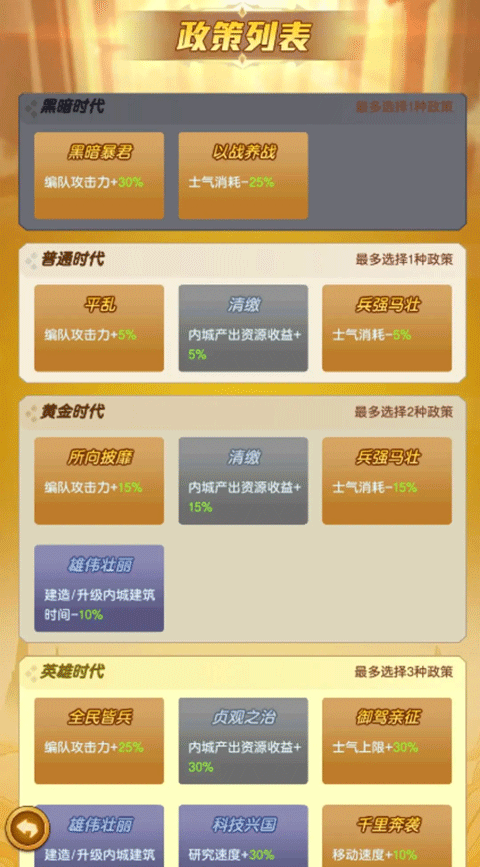 迷你军团攻城声望BUFF攻略玩法