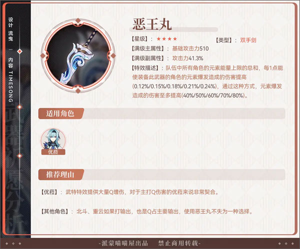 原神腾讯版本武器卡池解析:很专的武器池抽取建议&适用角色推荐