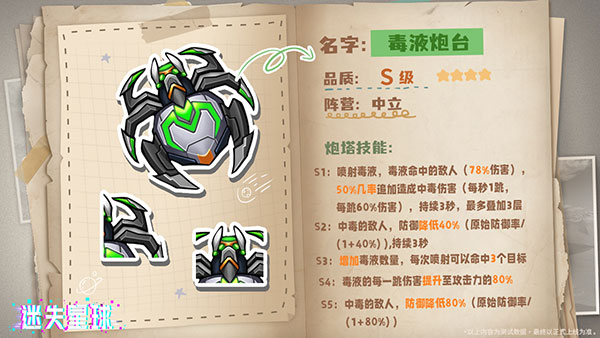 迷失星球炮塔推荐
