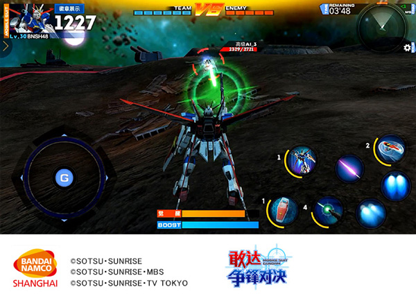 敢达争锋对决射击操作攻略-365攻略星