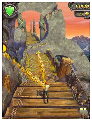 temple run国际服高分攻略