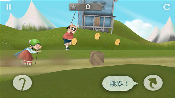 跑酷老奶奶游戏攻略