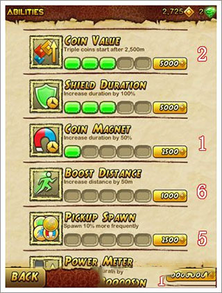temple run国际服高分攻略