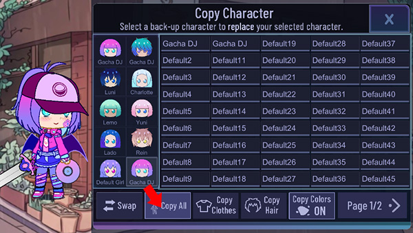 Gacha Cute备份还原角色教程