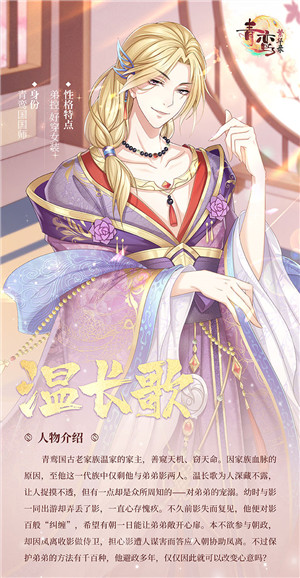 青鸾繁华录人物介绍攻略