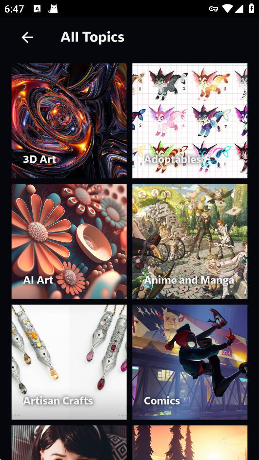 DeviantArt App使用指南