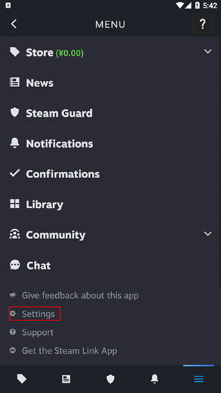 Steam国际版手机版怎么设置中文？