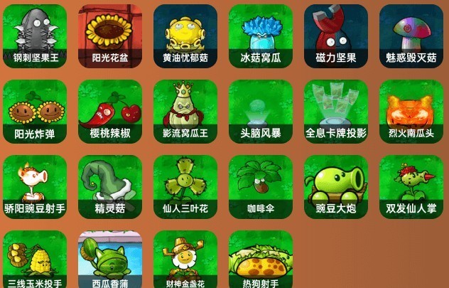植物大战僵尸杂交重制版手机版植物排行榜