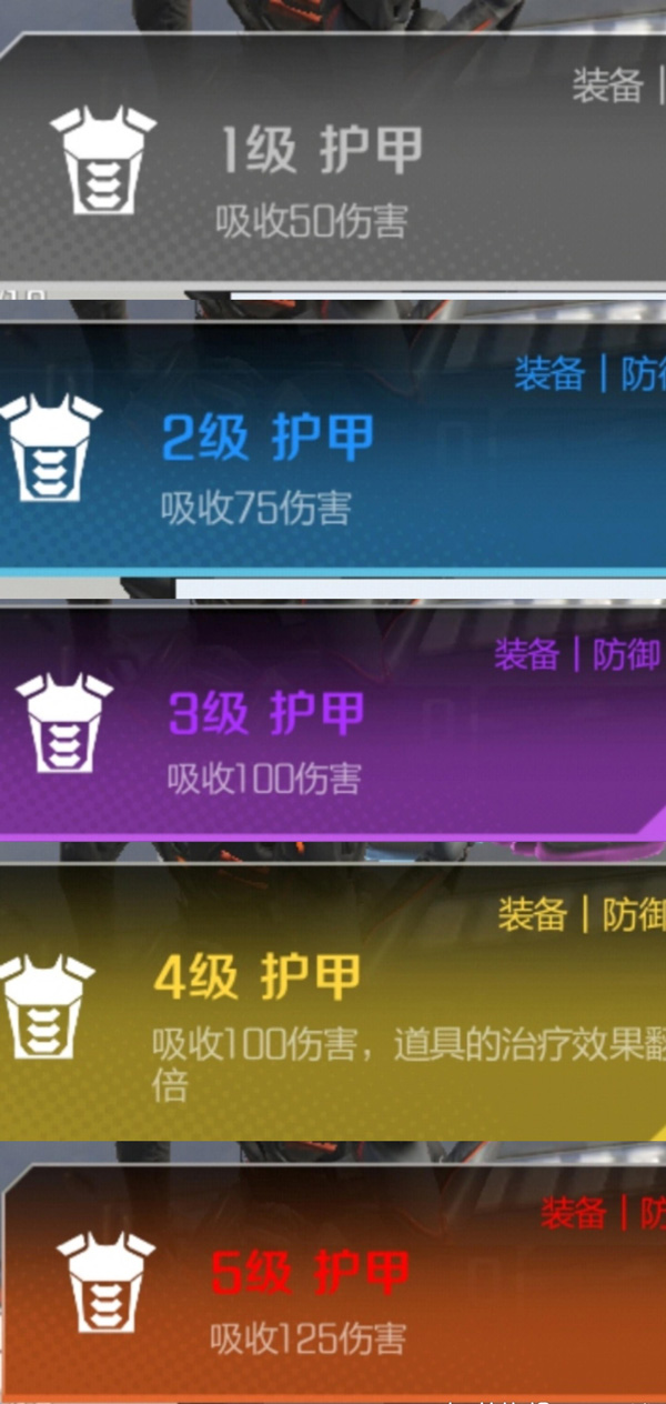 高能英雄护甲介绍