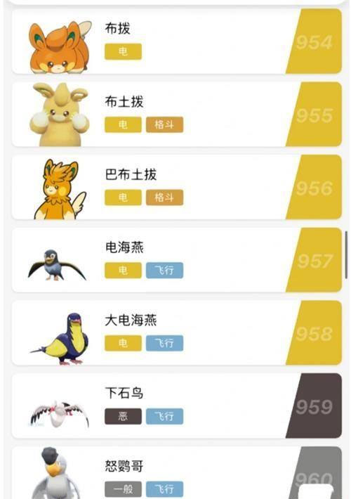 精灵宝可梦朱紫图鉴