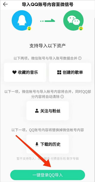 qq音乐怎么导入qq账号音乐