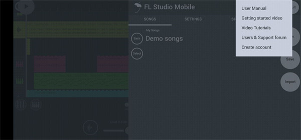 fl studio mobile手机版基本操作