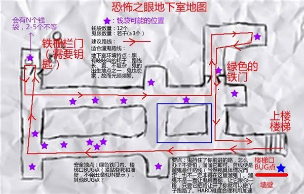 恐怖之眼ios中文版地图详解与物品位置汇总