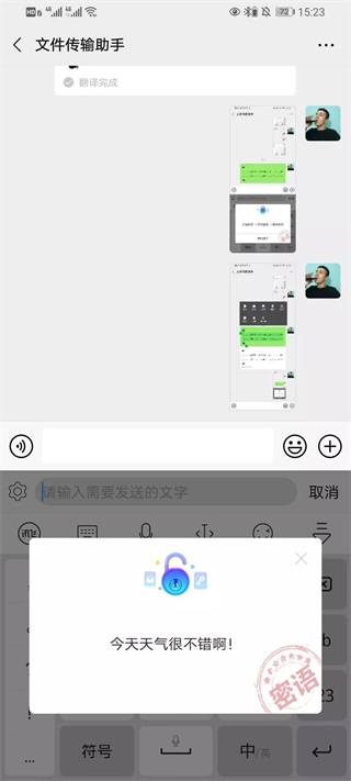 讯飞输入法密语模式怎么翻译
